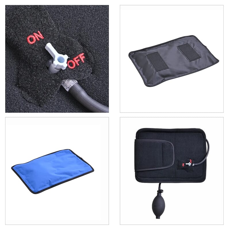 Black Air Compression Support Cold/Hot Back Wrap