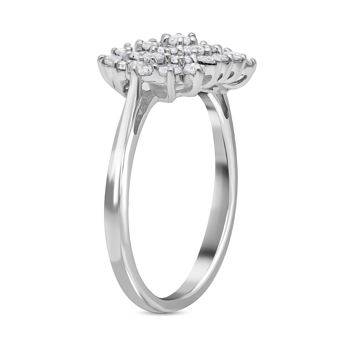 Diamond I1-I2 1.00 ctw Ring in 14K White Gold (Size 9.0)