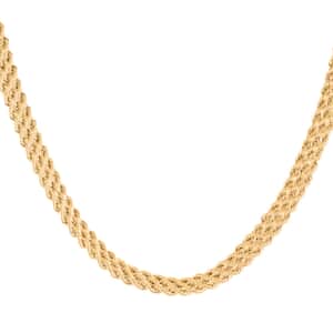 Multistrati Rope Italian 10K Yellow Gold 5.8mm Necklace 20 Inches 7.80 Grams