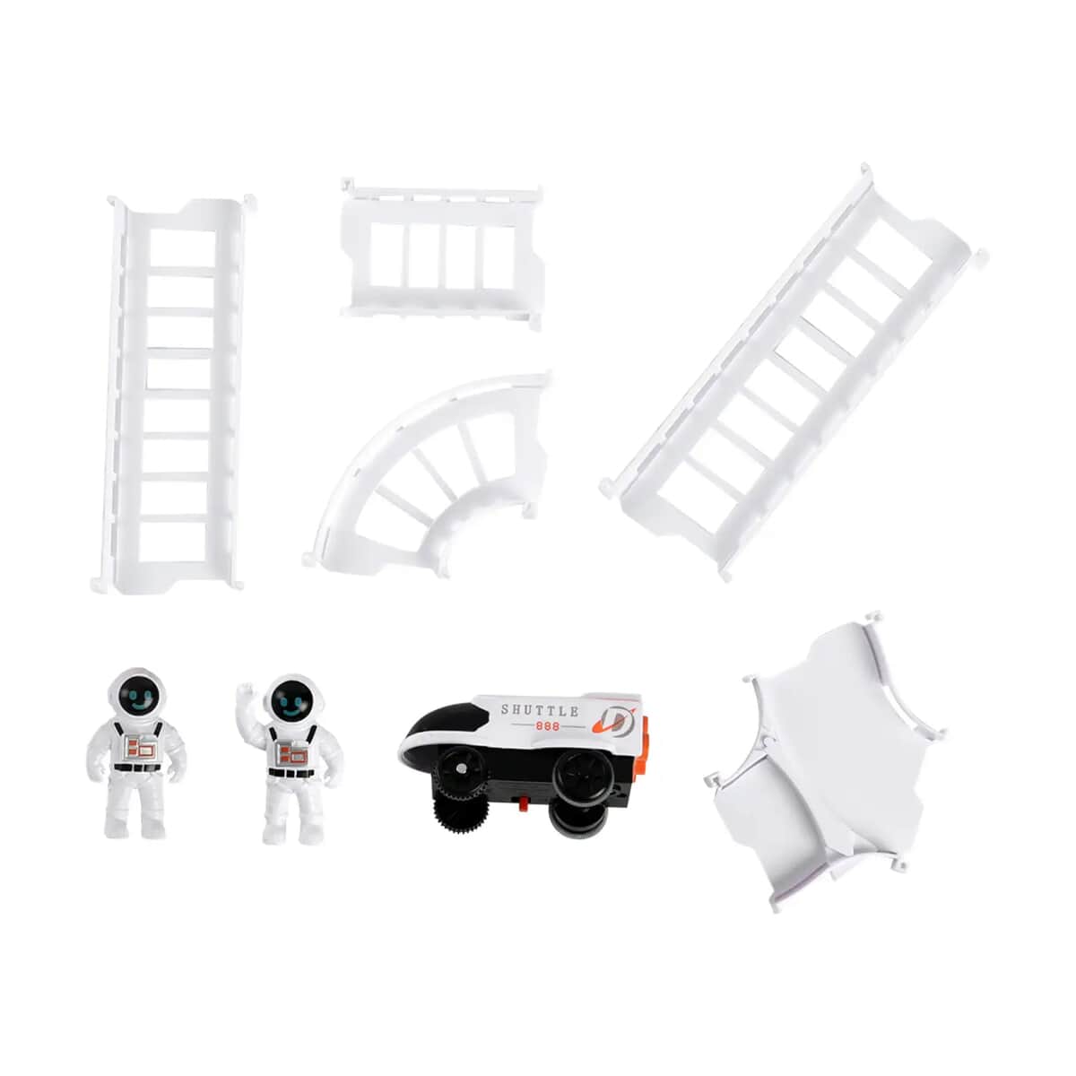 Set of 2 Spaceships and 2 Spaceman with a 31pc Track (1xAA Battery Not Included) image number 5