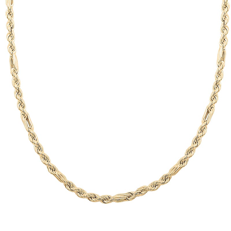 Velvet Mega Torchon Italian 10K Yellow Gold 4.7mm Necklace 20 Inches 12.35 Grams