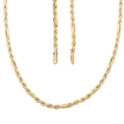 Velvet Mega Torchon Italian 10K Yellow Gold 4.7mm Necklace 20 Inches 12.35 Grams