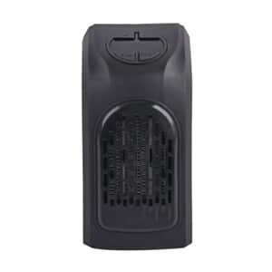 Doorbuster Black Wall Outlet Space Mini Electric Heater