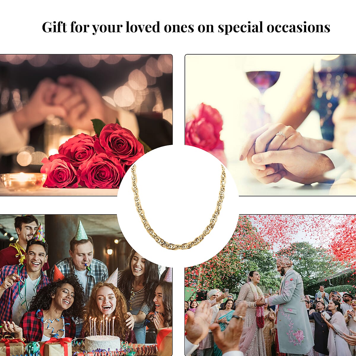 Italian 10K Yellow Gold Chain Necklace, Spirali Oro Chain Necklace, Gold Necklace, 20 Inch Chain Necklace, Gold Gifts, Gold Jewelry 7mm  9 Grams image number 4