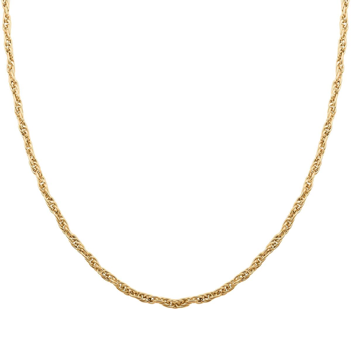 Seta Italian 10K Yellow Gold 2.5mm Necklace 20 Inches 2.55 Grams image number 0