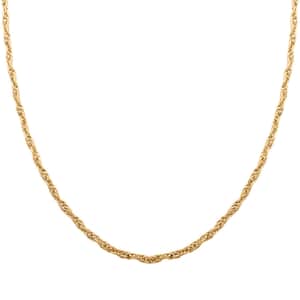 Seta Italian 10K Yellow Gold 2.5mm Necklace 20 Inches 2.55 Grams