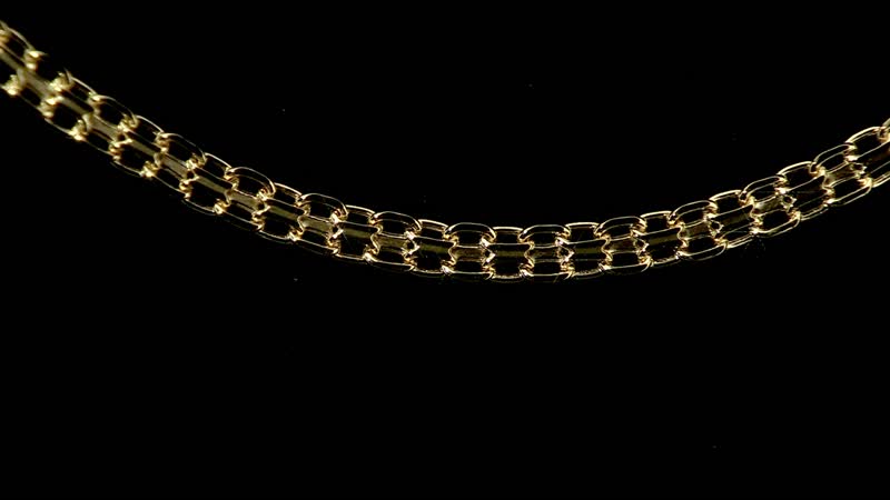 Italian 10K Yellow Gold 3.2mm Bismark Necklace 20 Inches 3.20 Grams