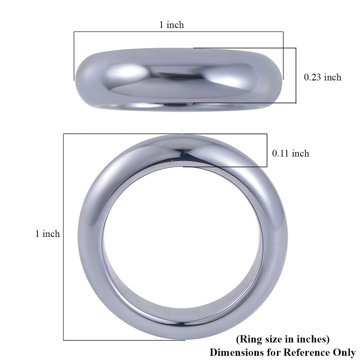 Terahertz Band Ring (Size 5.0) 10.40 ctw image number 5