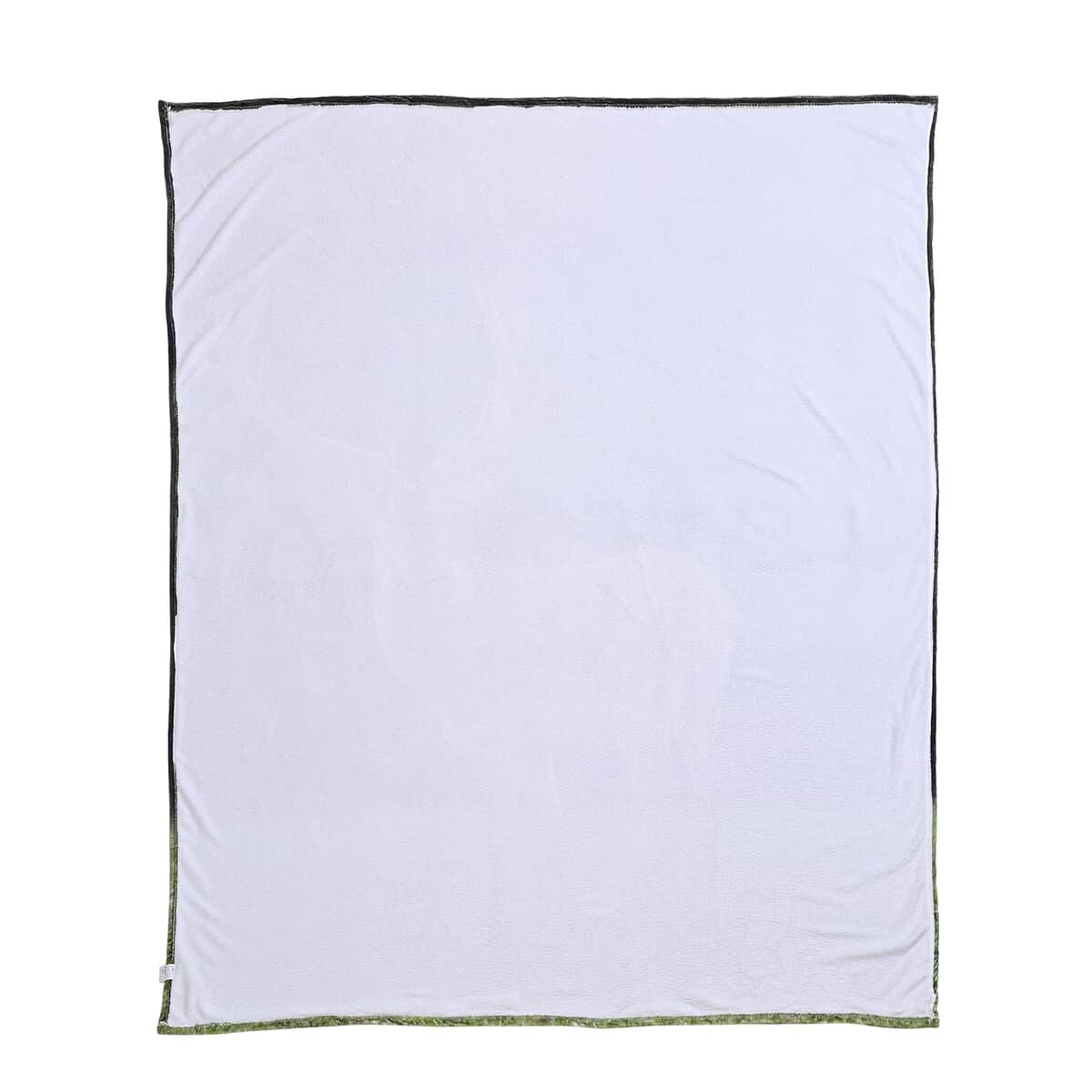 Homesmart Digital Print Deer Pattern Flannel Blanket (60x80) (Microfiber) image number 2