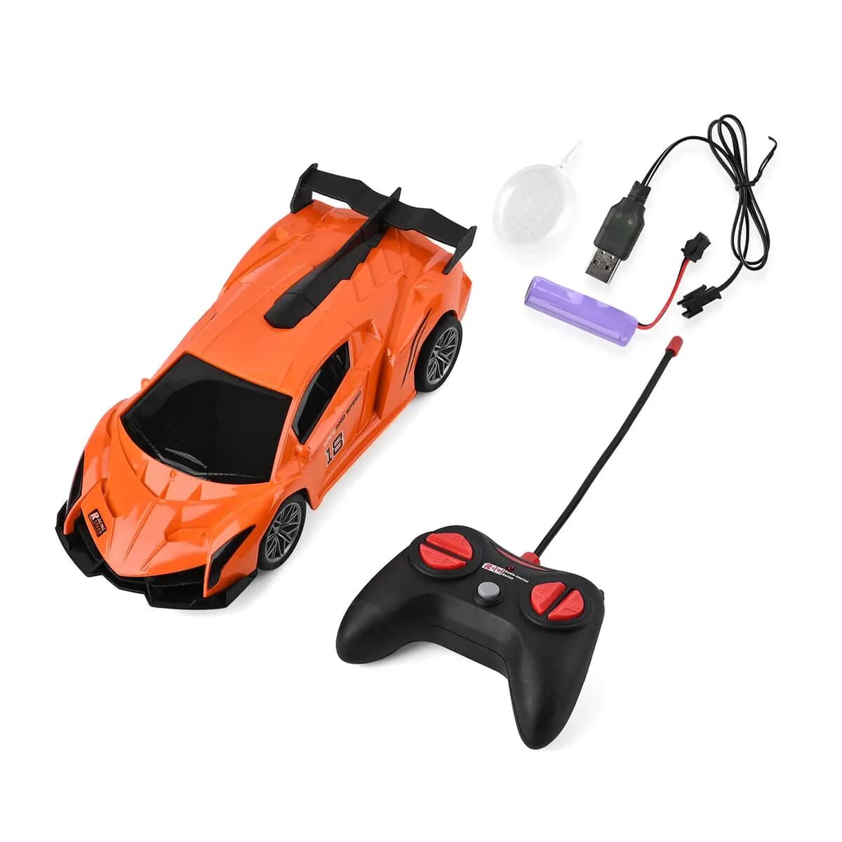 Orange Rechargeable Spray Car with Remote Controller image number 0
