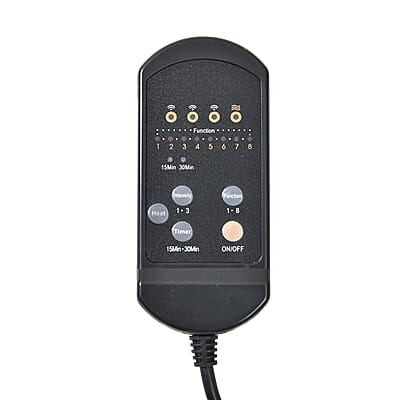 Livmore 5 Vibration Modes Heater Massage Mat with Corded Remote Control