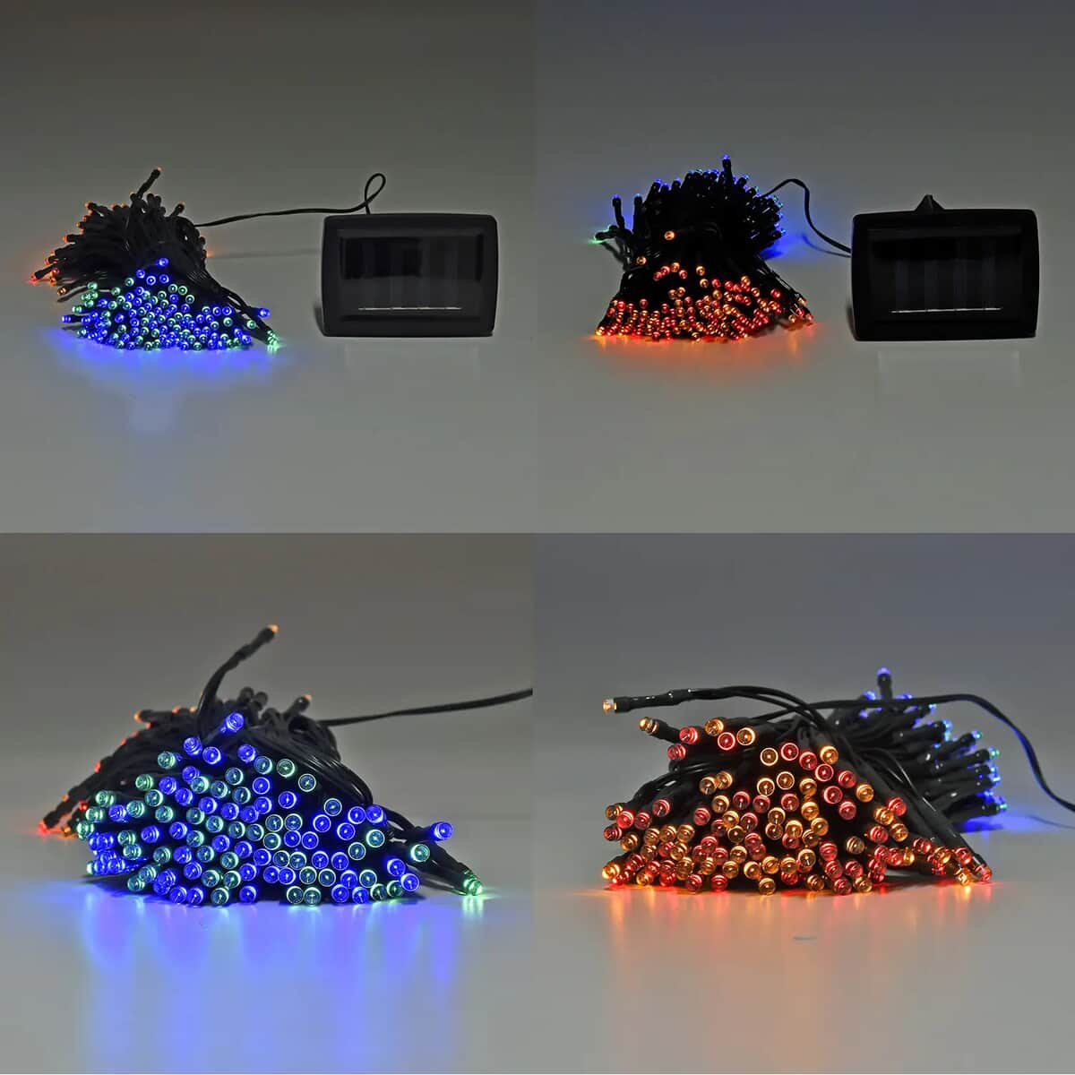 Multi Color Solar 200LED String Lights image number 1