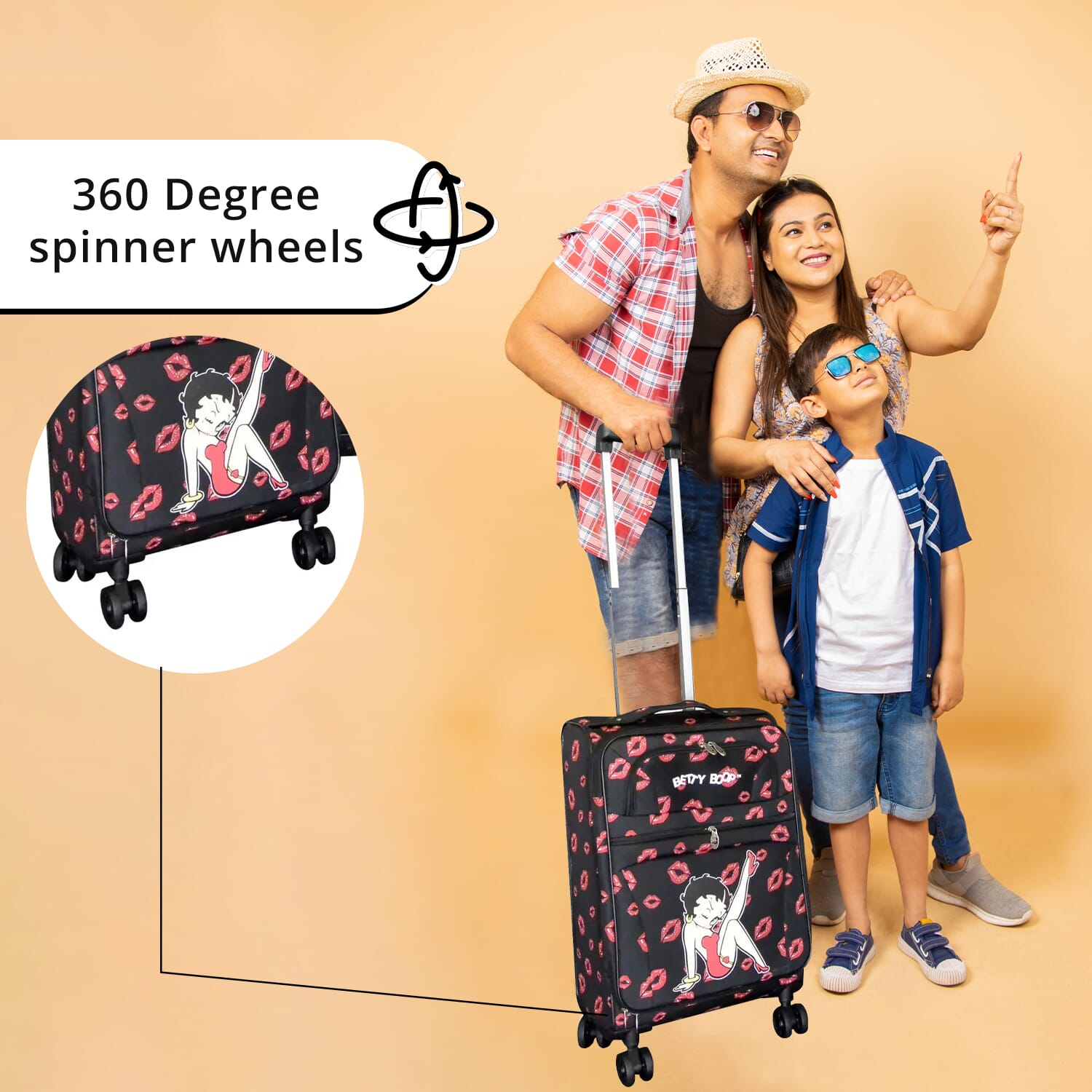 Betty boop best sale luggage set