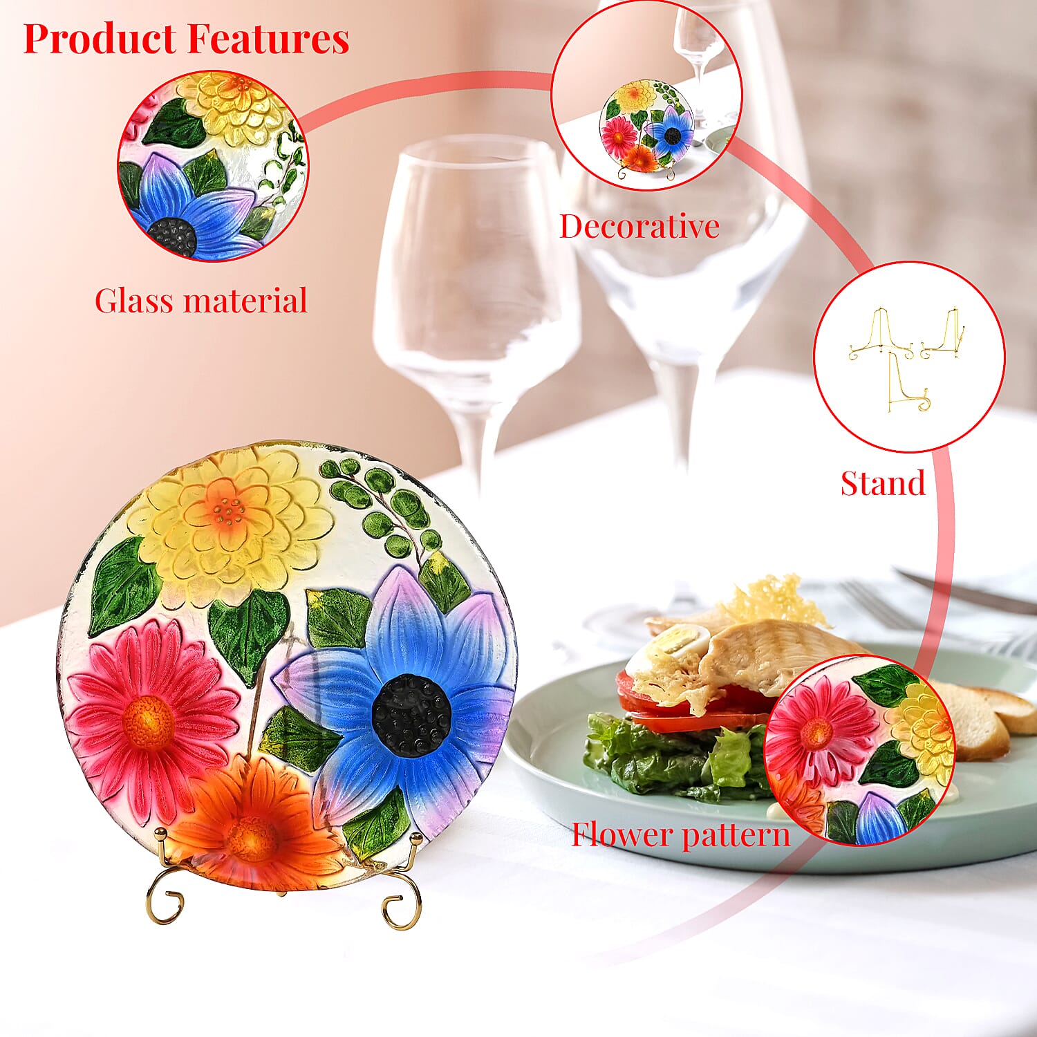 Multi Color Flower - Product card gallery slide 3 (10144988234011)