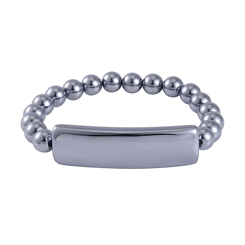 Terahertz 106.00 ctw Beaded Stretchable Bracelet