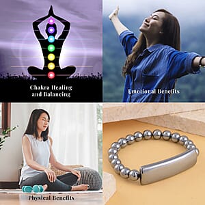  Terahertz 106.00 ctw Beaded Stretchable Bracelet