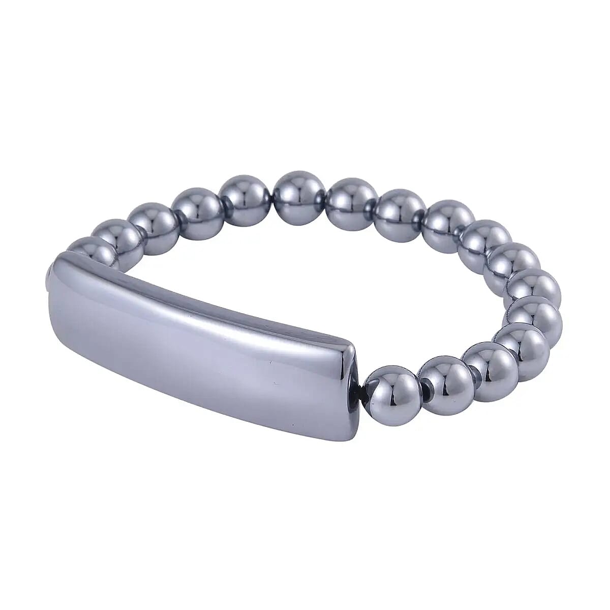 Terahertz 106.45 ctw Beaded Stretchable Bracelet image number 4