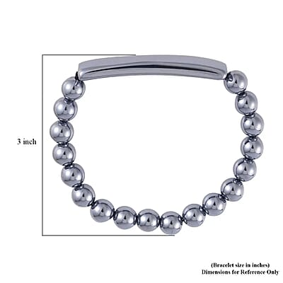 Terahertz 106.00 ctw Beaded Stretchable Bracelet