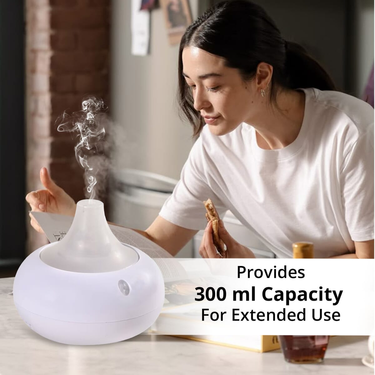 Multi Color Humidifier With 10pcs Essential Oil 10ml/pc image number 2