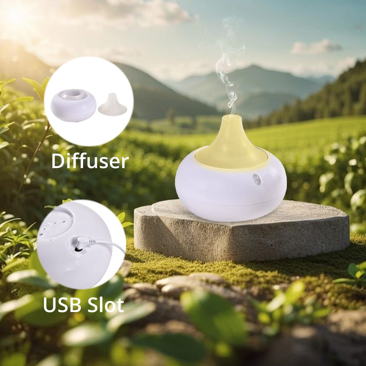 Multi Color Humidifier With 10pcs Essential Oil 10ml/pc image number 5