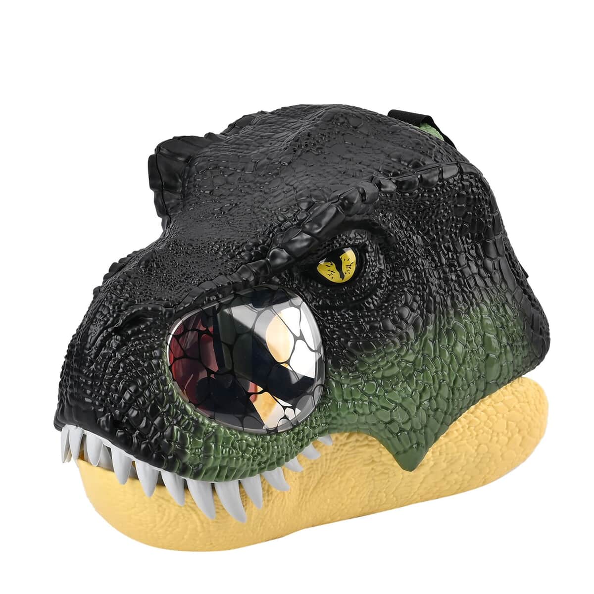 Gray Sound and Eye Lights Electric Dinosaur Mask image number 0