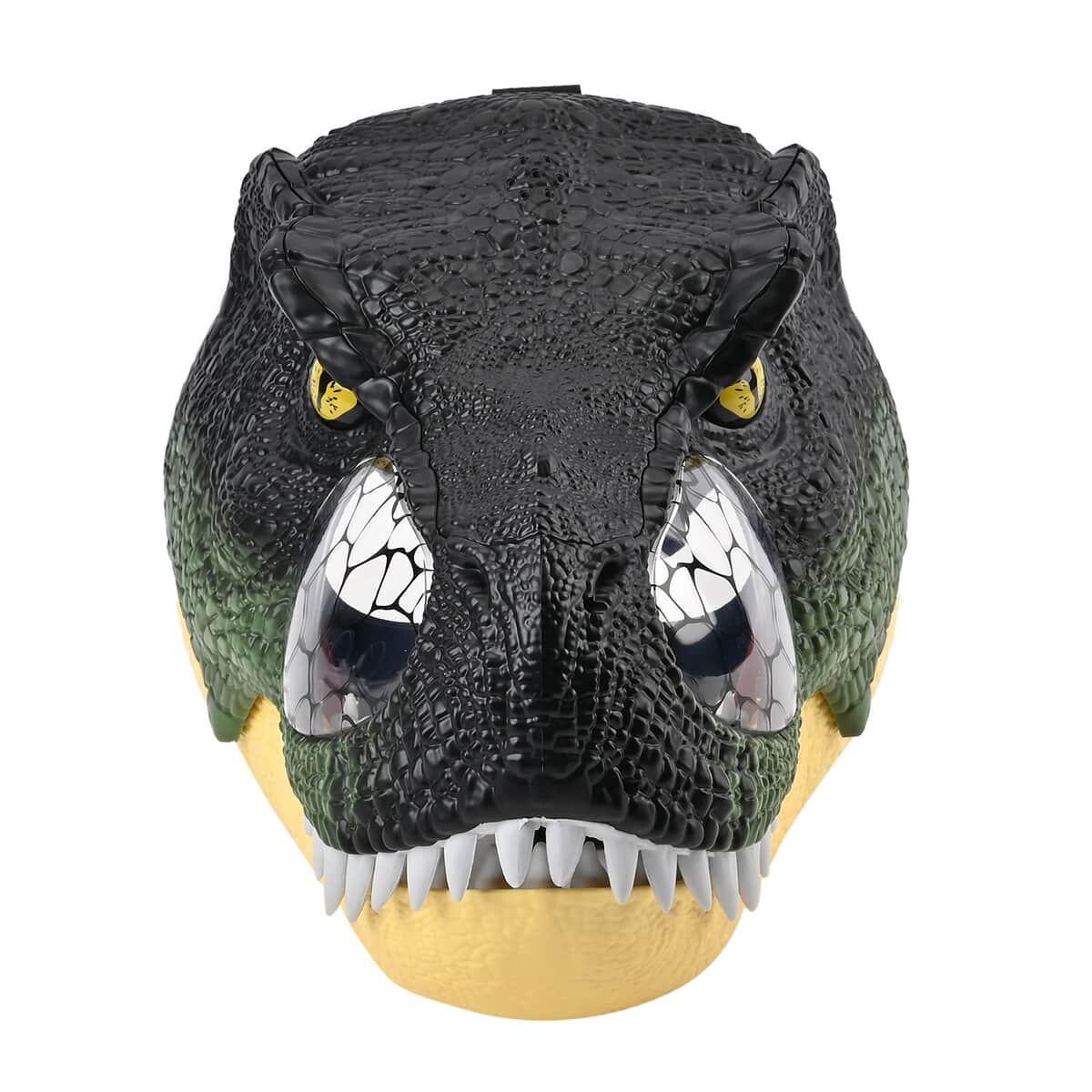 Gray Sound and Eye Lights Electric Dinosaur Mask image number 1