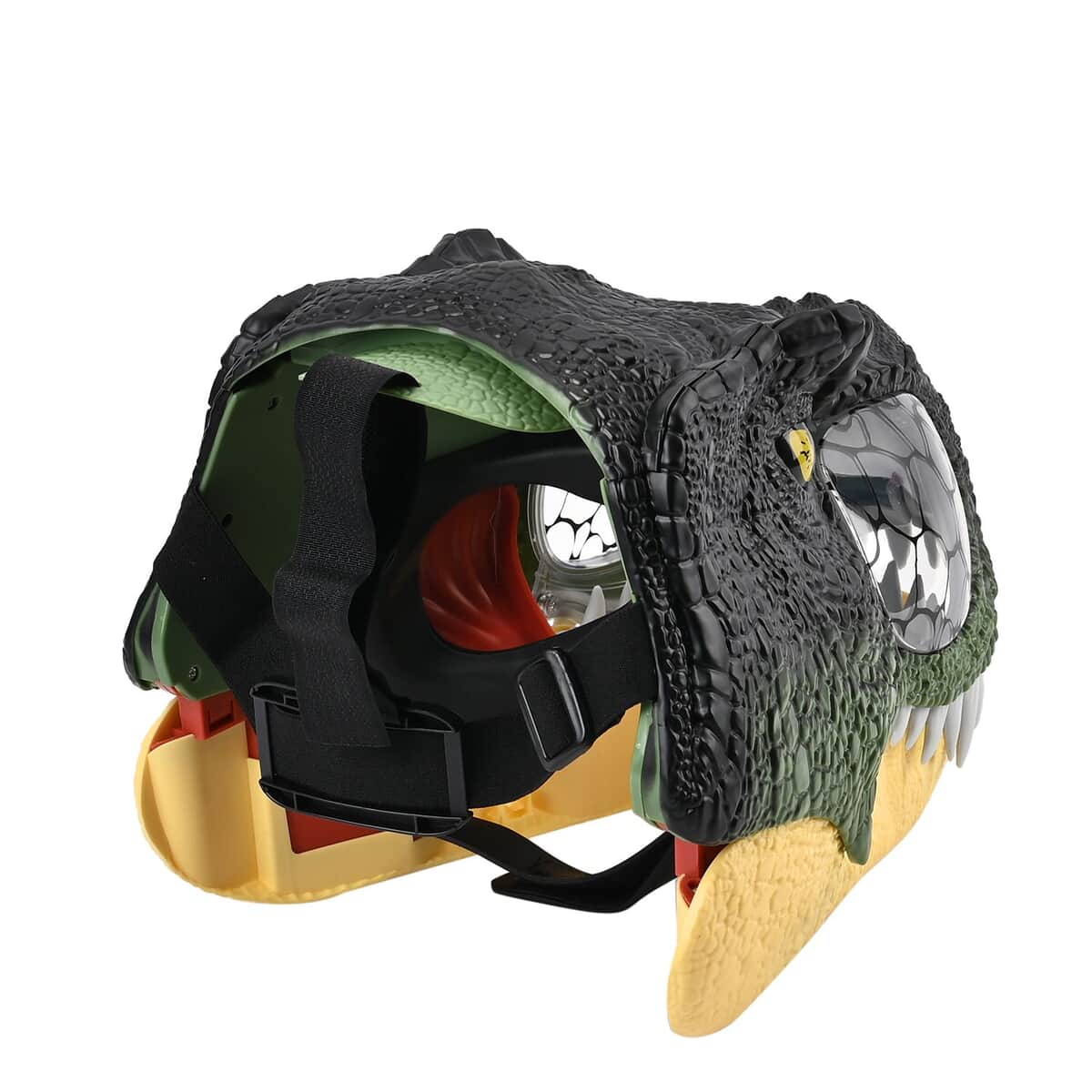 Gray Sound and Eye Lights Electric Dinosaur Mask image number 2