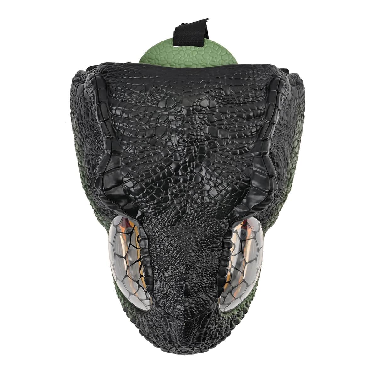 Gray Sound and Eye Lights Electric Dinosaur Mask image number 4