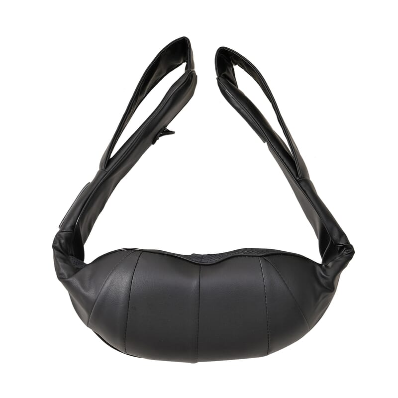 Soulsmart Black Faux Leather Shiatsu 3D Kneading Neck Massager