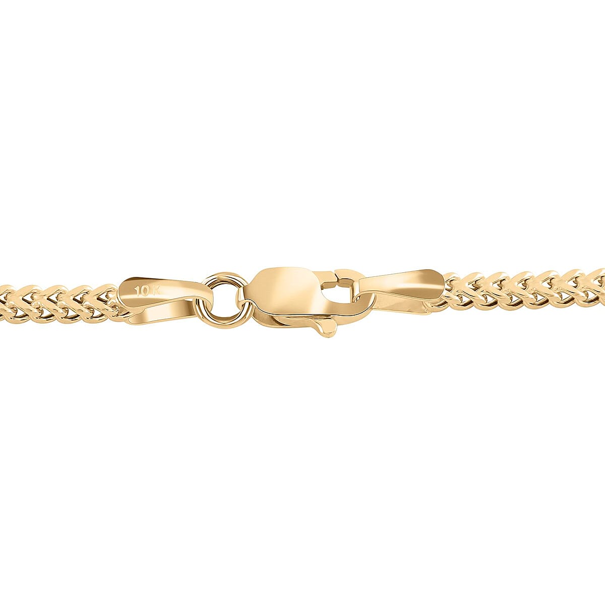 10K Yellow Gold 1.8mm Fancy Palma Bracelet (7.00 In) 1.25 Grams image number 3