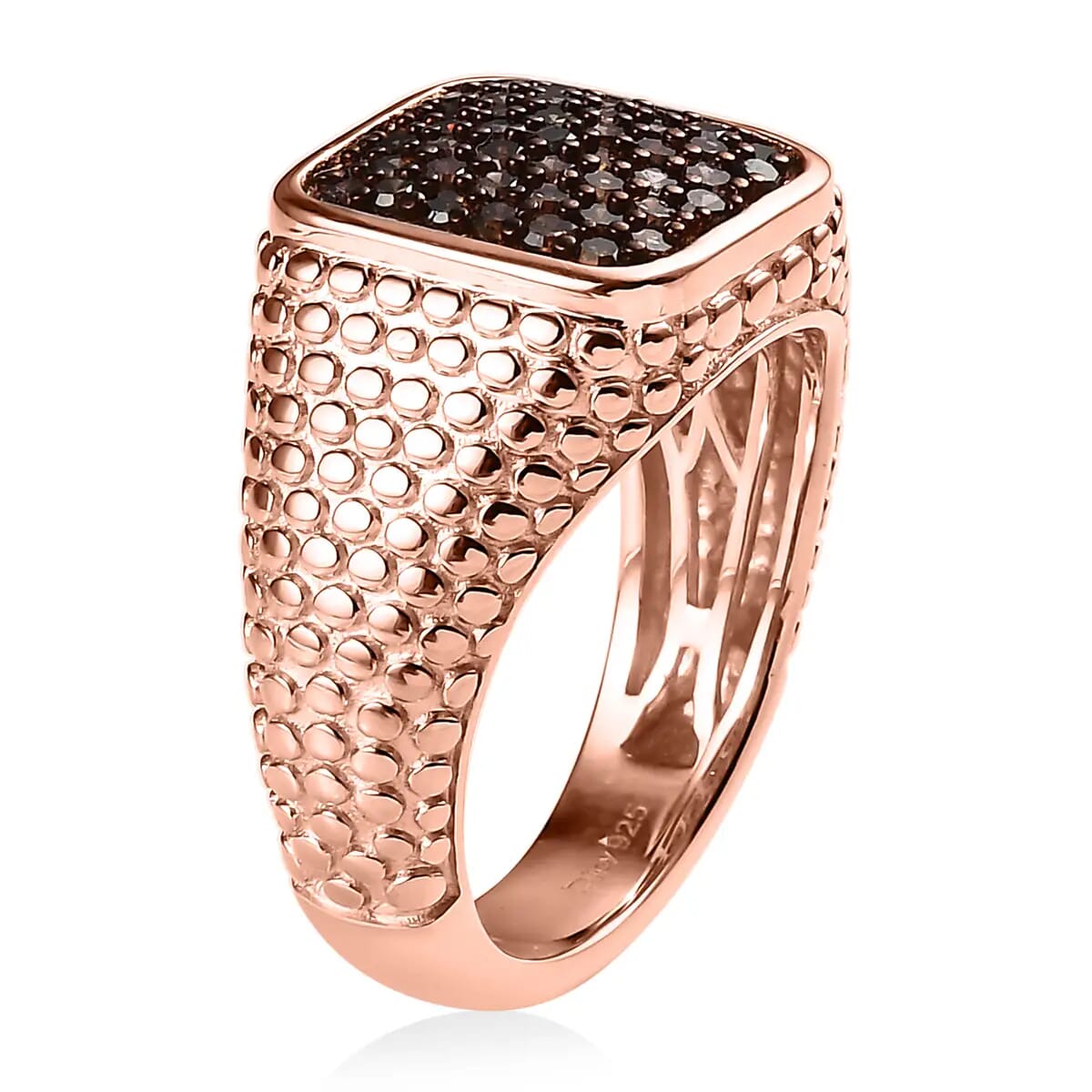Buy Natural Champagne Diamond 1.00 ctw Men's Ring in Vermeil Buy Natural Champagne Diamond 1.00 ctw Men's Ring in Vermeil