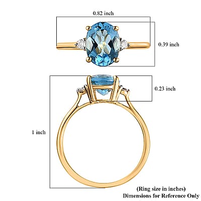 Gemstone and Diamond Royal Trio Ring in Sterling Silver