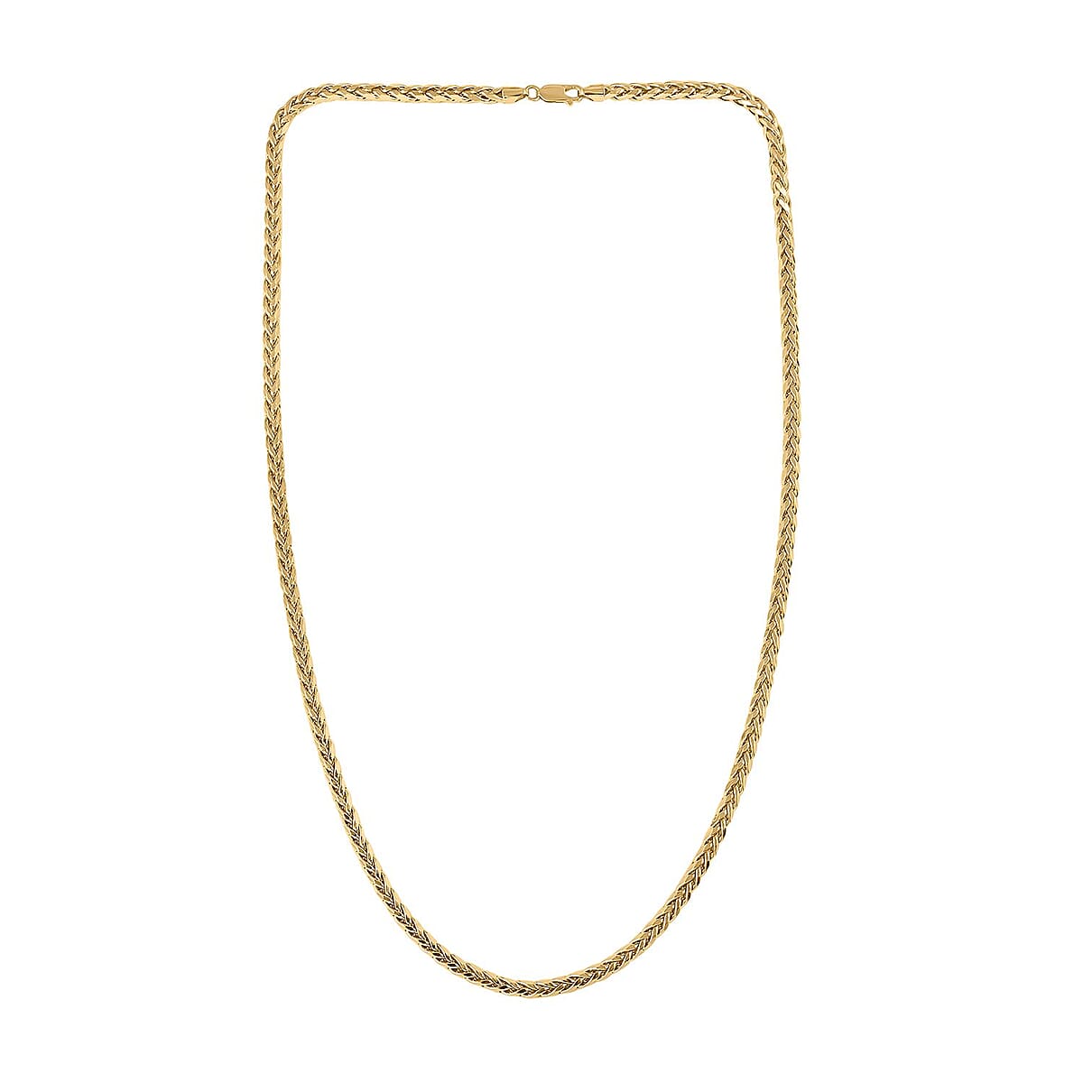 10K Yellow Gold 4mm Palma Necklace (24 Inches) 14.4 Grams image number 5