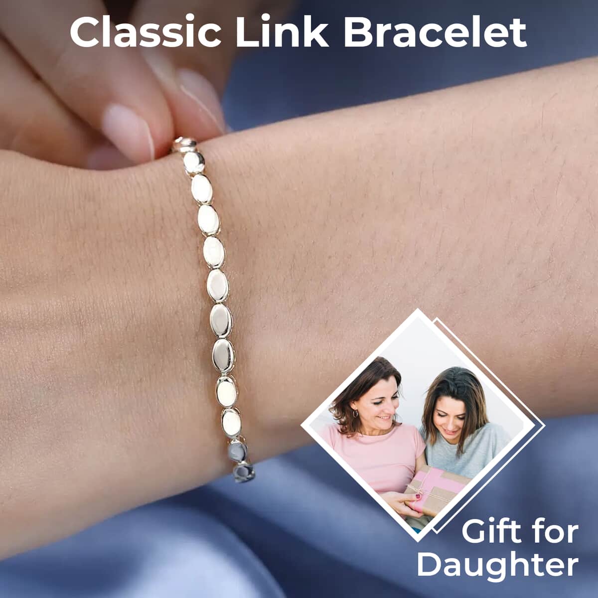 Luxoro 10K Yellow Gold Bracelet,  Oval Link Bracelet, Gold Link Bracelet, Gold Bracelet For Her, Gold Jewelry For Her (7.25 In) 3.8 Grams image number 2