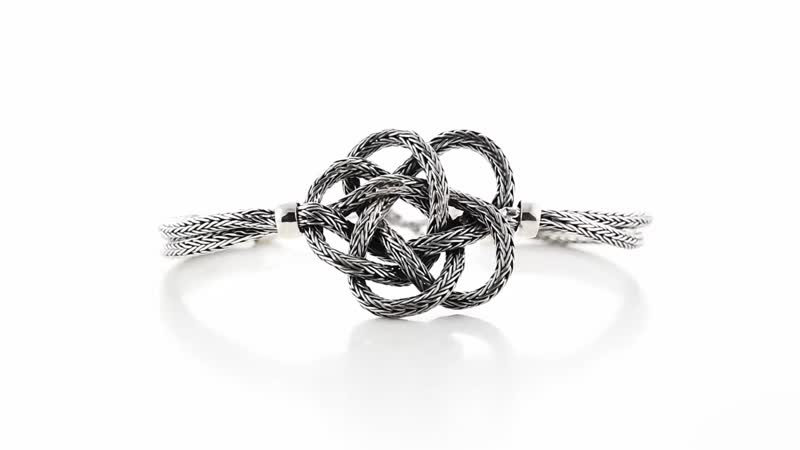 Bali Legacy Sterling Silver Tulang Naga Twisted Bracelet (7.25 In) 16.80 Grams
