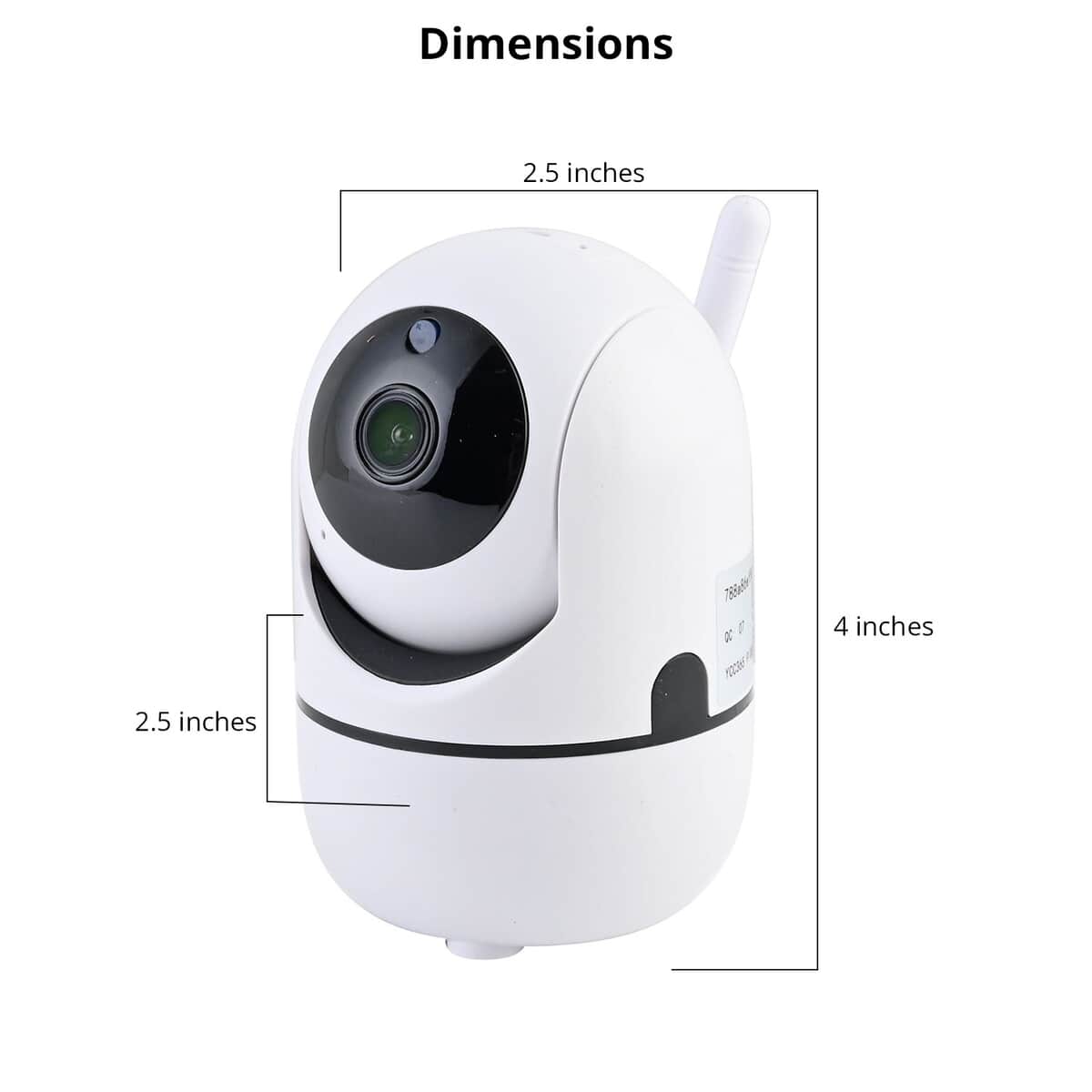 Lifeware White Wireless Security Camera (1080P) image number 3