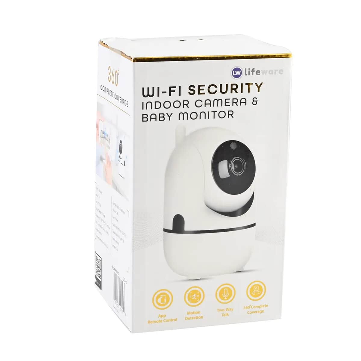 Lifeware White Wireless Security Camera (1080P) image number 6