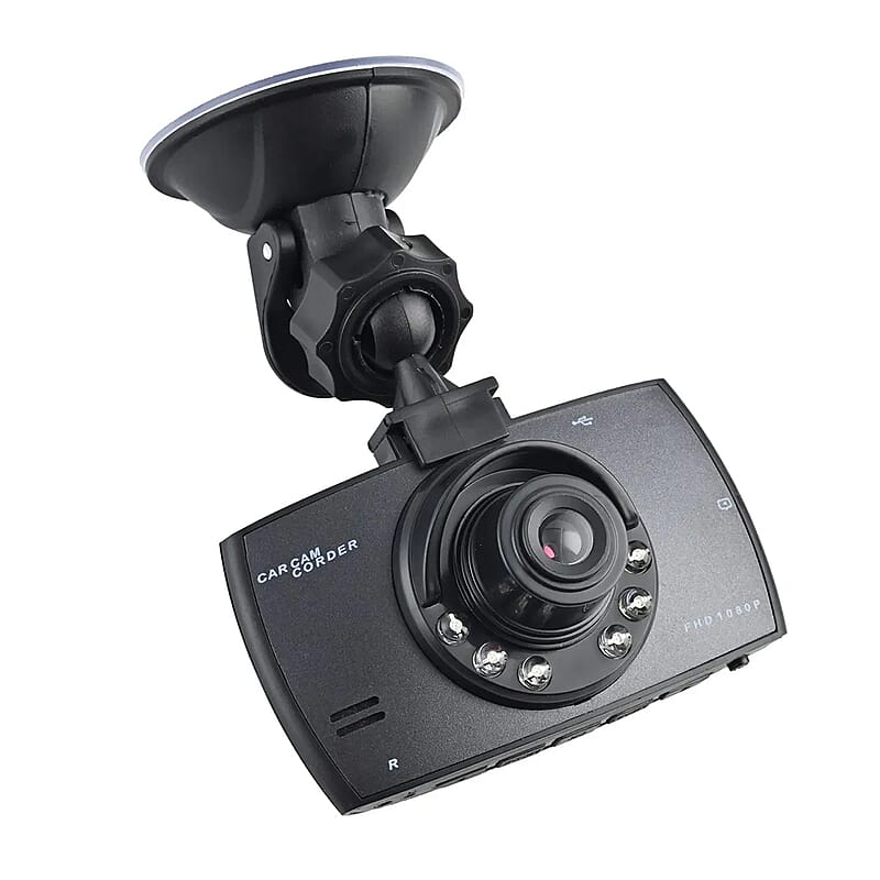 Closeout Lifeware Black HD Ultra-Slim Car Dashboard Camera, Dash Cam For Car, Live Stream Dash Cam, HD 1080p Dash Cam(2.4 TFT LED Screen)