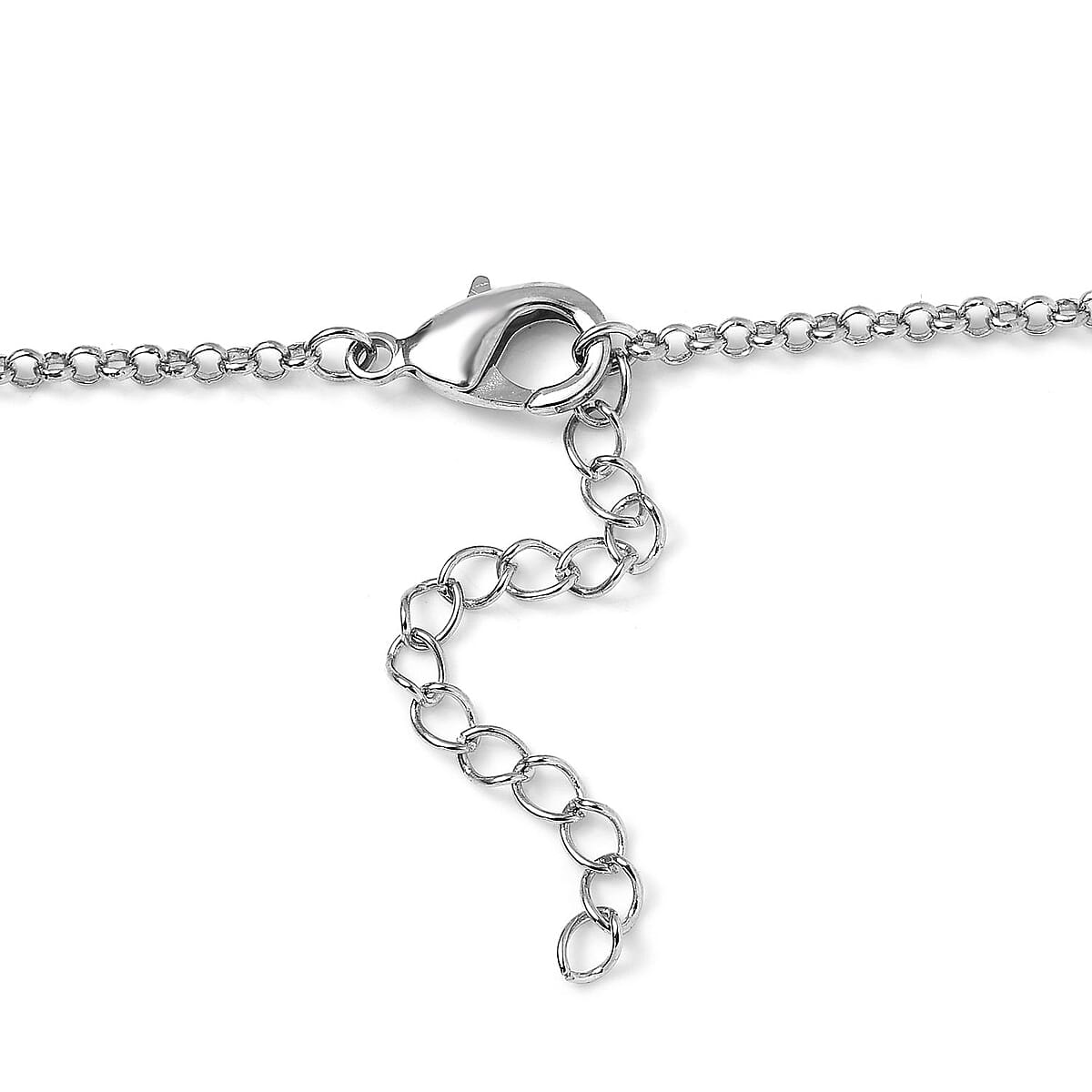 Karis Multi-Tourmaline Necklace 18 Inches in Platinum Bond 7.85 ctw image number 4