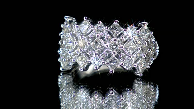 NY Closeout 14K White Gold SI2-SI3 Diamond Ring 2.00 ctw