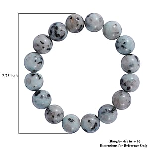 Dolomite 12mm Beaded Stretch Bracelet 180.00 ctw
