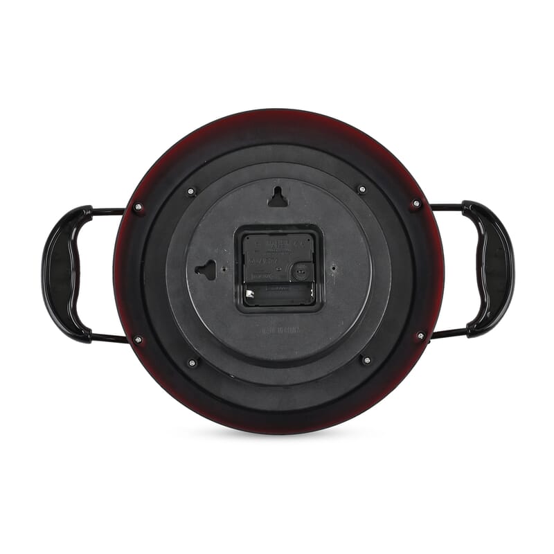 Double Ear Frying Pan Wall Clock (1xAA Battery Not Included)