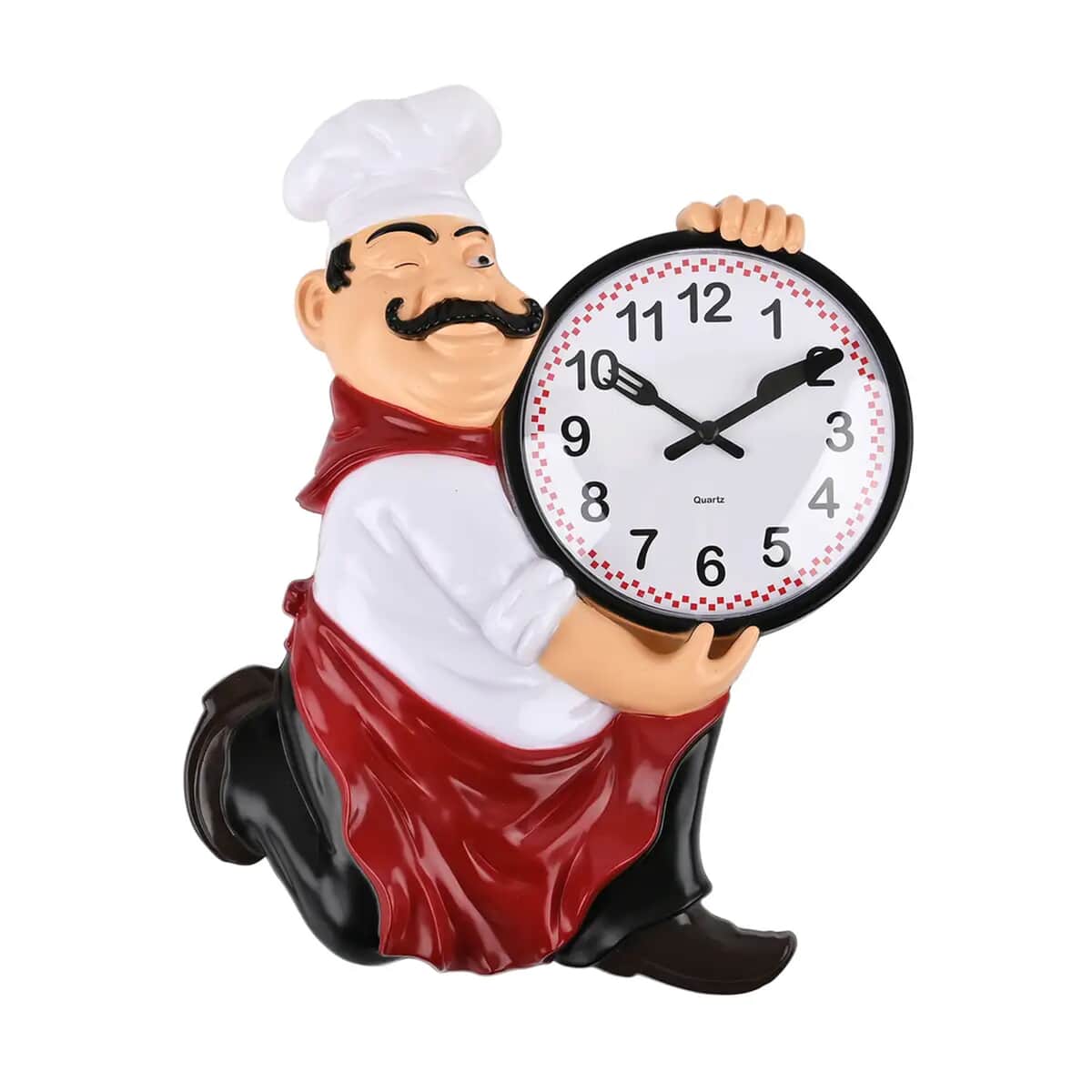 Chef Wall Clock (1xAA Battery Not Included) image number 0