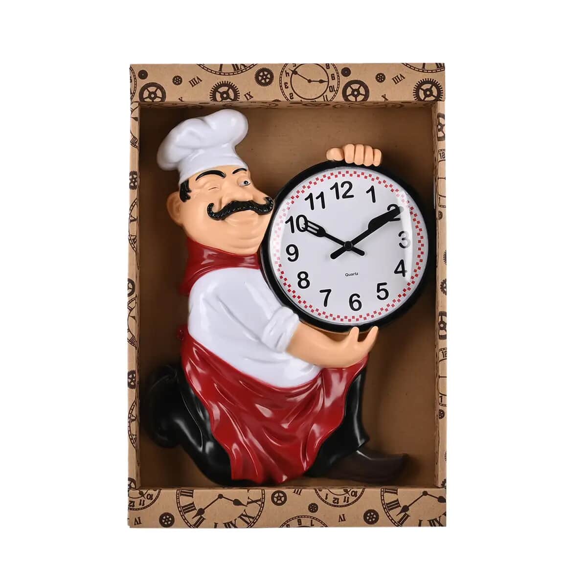Chef Wall Clock (1xAA Battery Not Included) image number 6