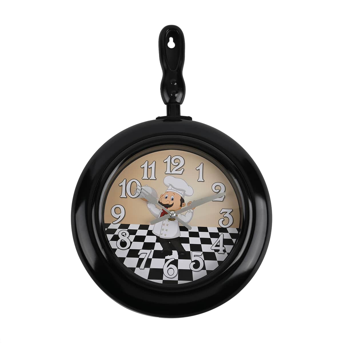 Frying Pan Wall Clock (1xAA Battery Not Included) image number 0