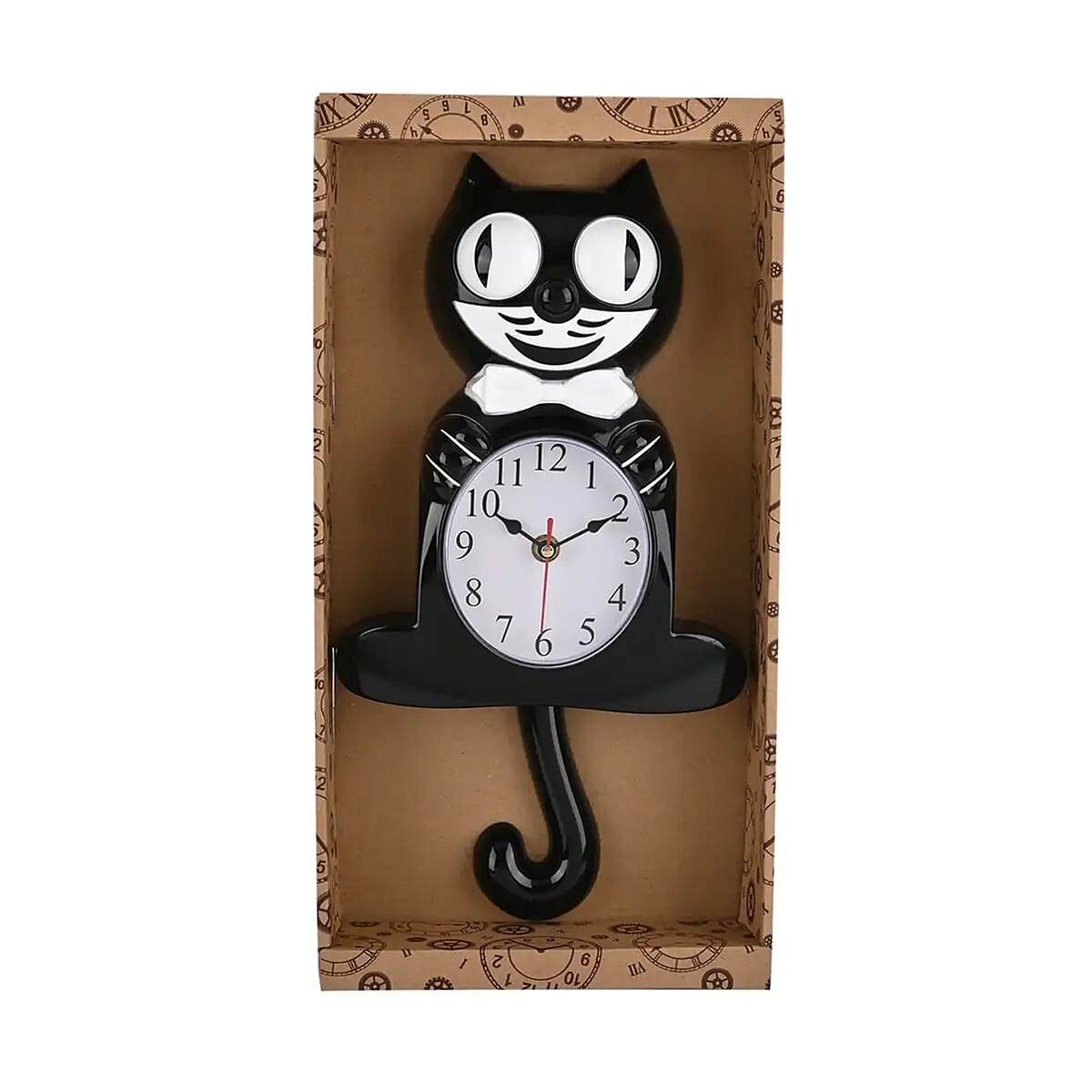 Black Cat Shaped Wall Clock with Moving Tail (1xAA Battery Not Included) image number 6