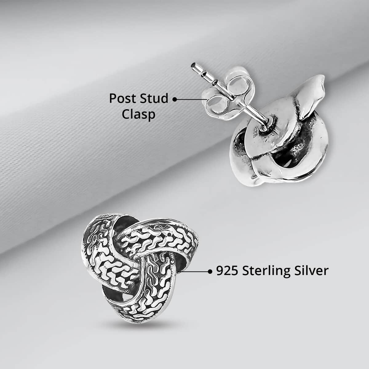 Bali Legacy Sterling Silver Tulang Naga Earrings (4.75 g) image number 4