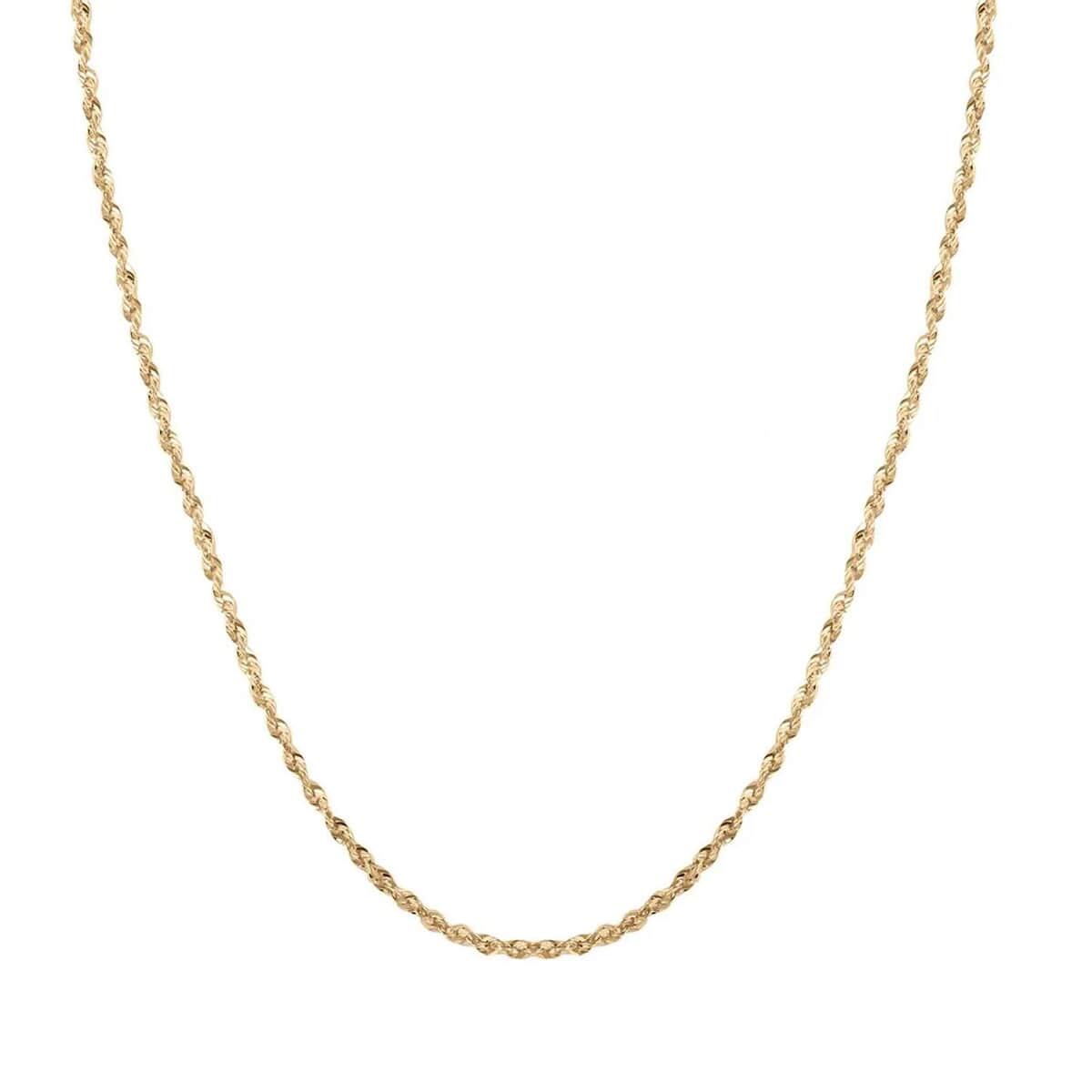 10K Yellow Gold 4mm Rope Chain Necklace 22 Inches 7.3 Grams image number 0