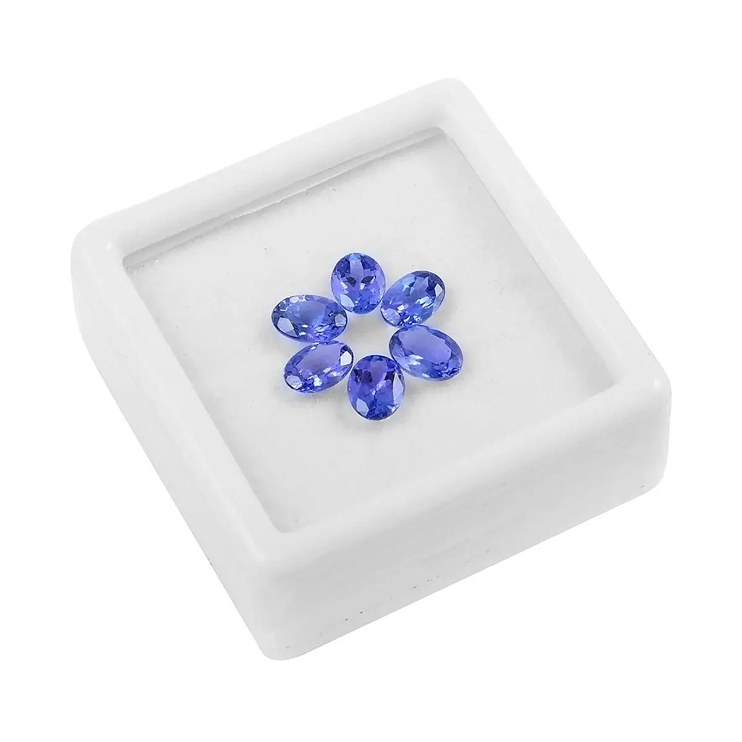 Premium Tanzanite Set of 6 (Ovl 7x5 mm) 4.00 ctw