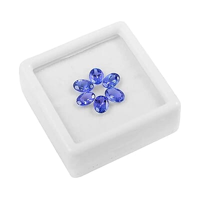 Premium Tanzanite Set of 6 (Ovl 7x5 mm) 4.00 ctw